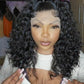 Half up Half down water wave frontal wig