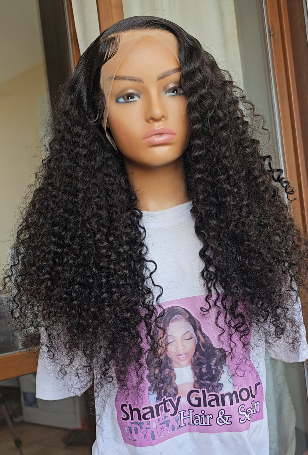 Deep wave frontal wig