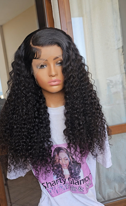 Deep wave frontal wig