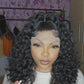 Half up Half down water wave frontal wig
