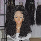 Half up Half down water wave frontal wig