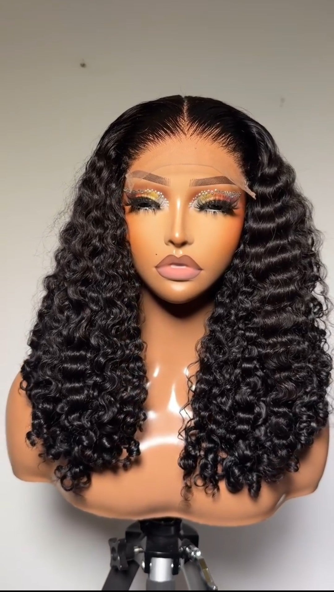 Burmese curls closure wig