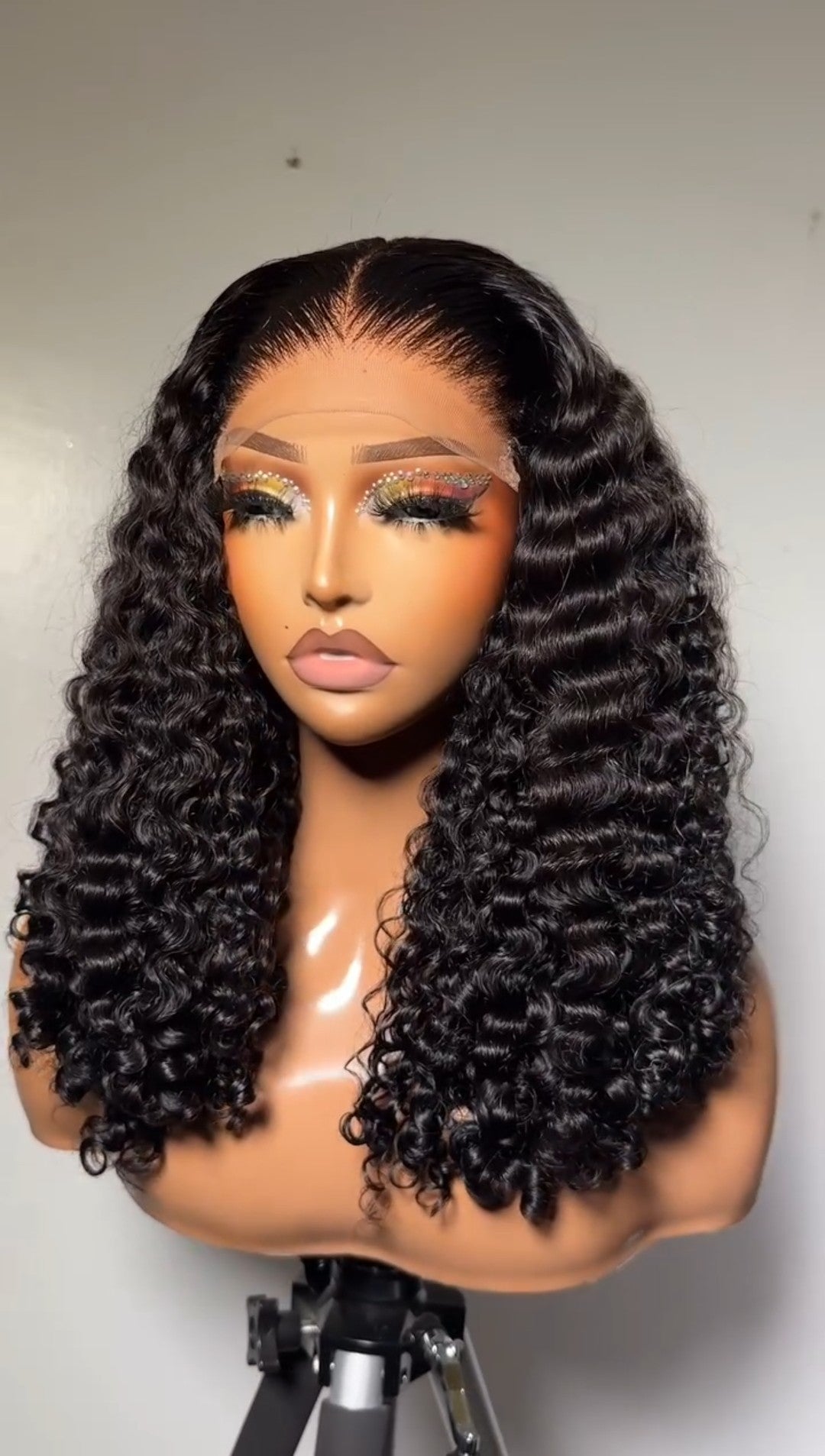 Burmese curls closure wig